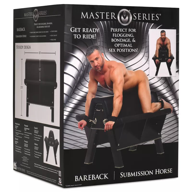 Master Series Bareback Submission Horse Bondage Bench